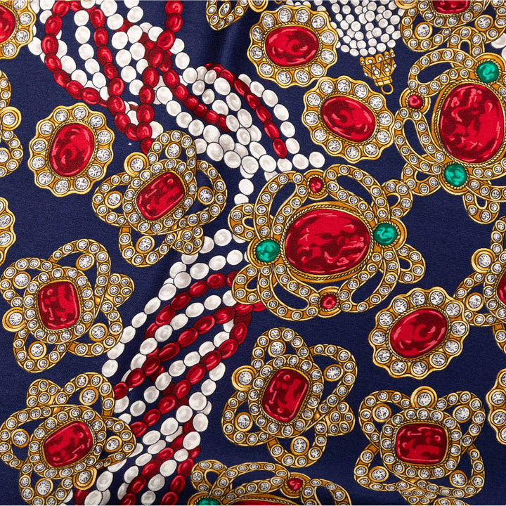 Chanel Gripoix Print Soie Foulard