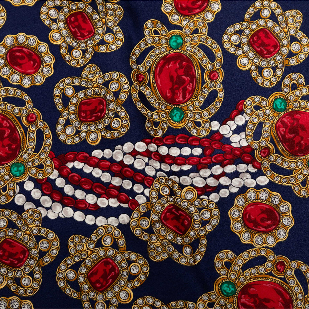 Chanel Gripoix Print Soie Foulard