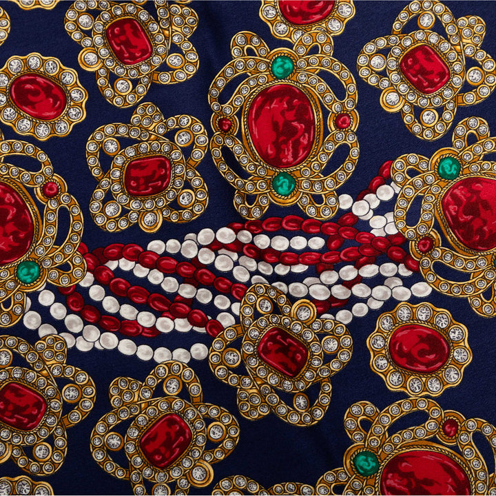 Chanel Gripoix Print Soie Foulard
