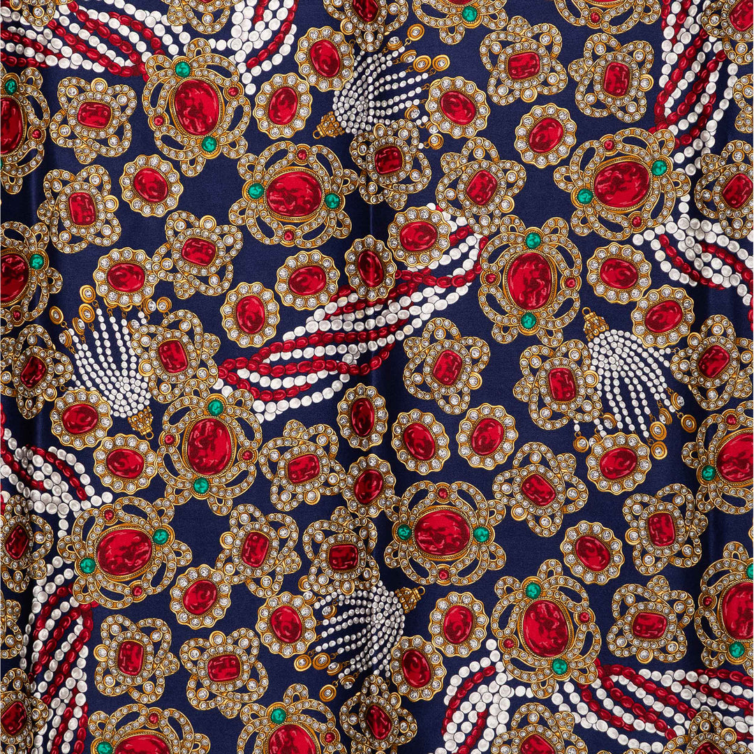 Chanel Gripoix Print Soie Foulard