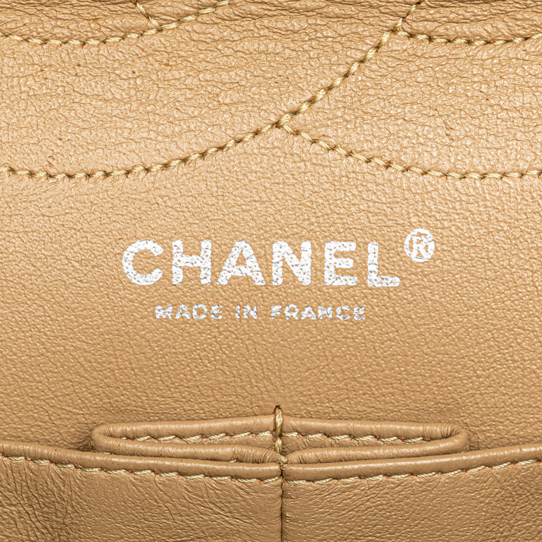 Chanel Reissue 2.55 Aged Calfskin Double Flap 227 Gold - GABY PARIS