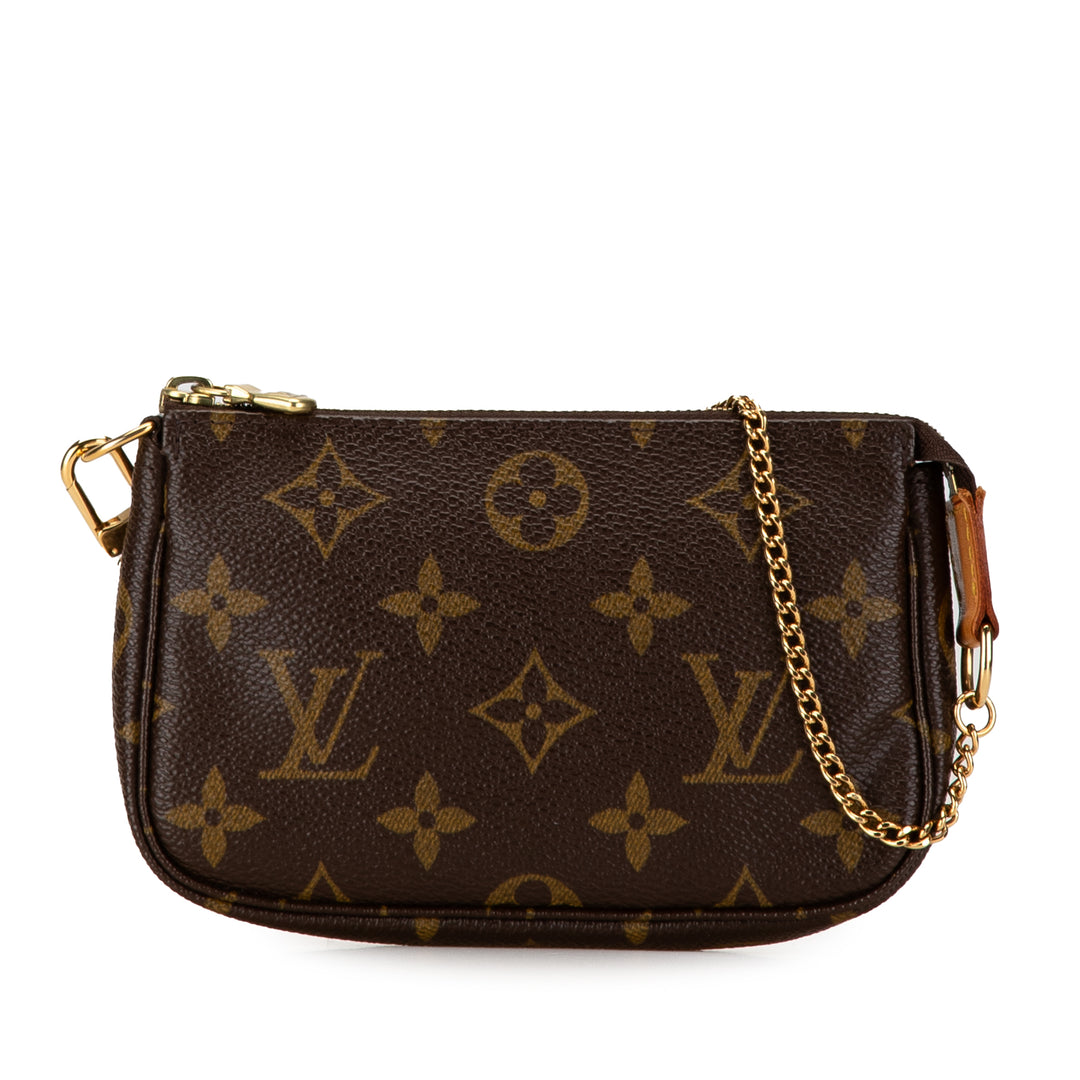 Monogram Mini Pochette Accessoires Brown - Gaby Paris