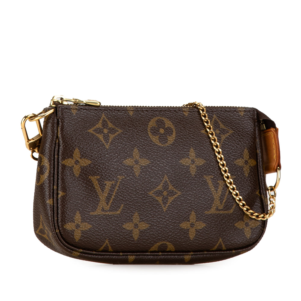 Monogram Mini Pochette Accessoires Brown - Gaby Paris