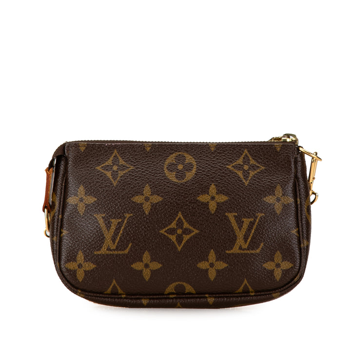 Monogram Mini Pochette Accessoires Brown - Gaby Paris