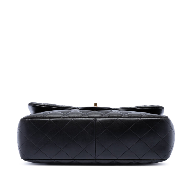 Chanel Jumbo Classic Cuir d’agneau Simple rabat