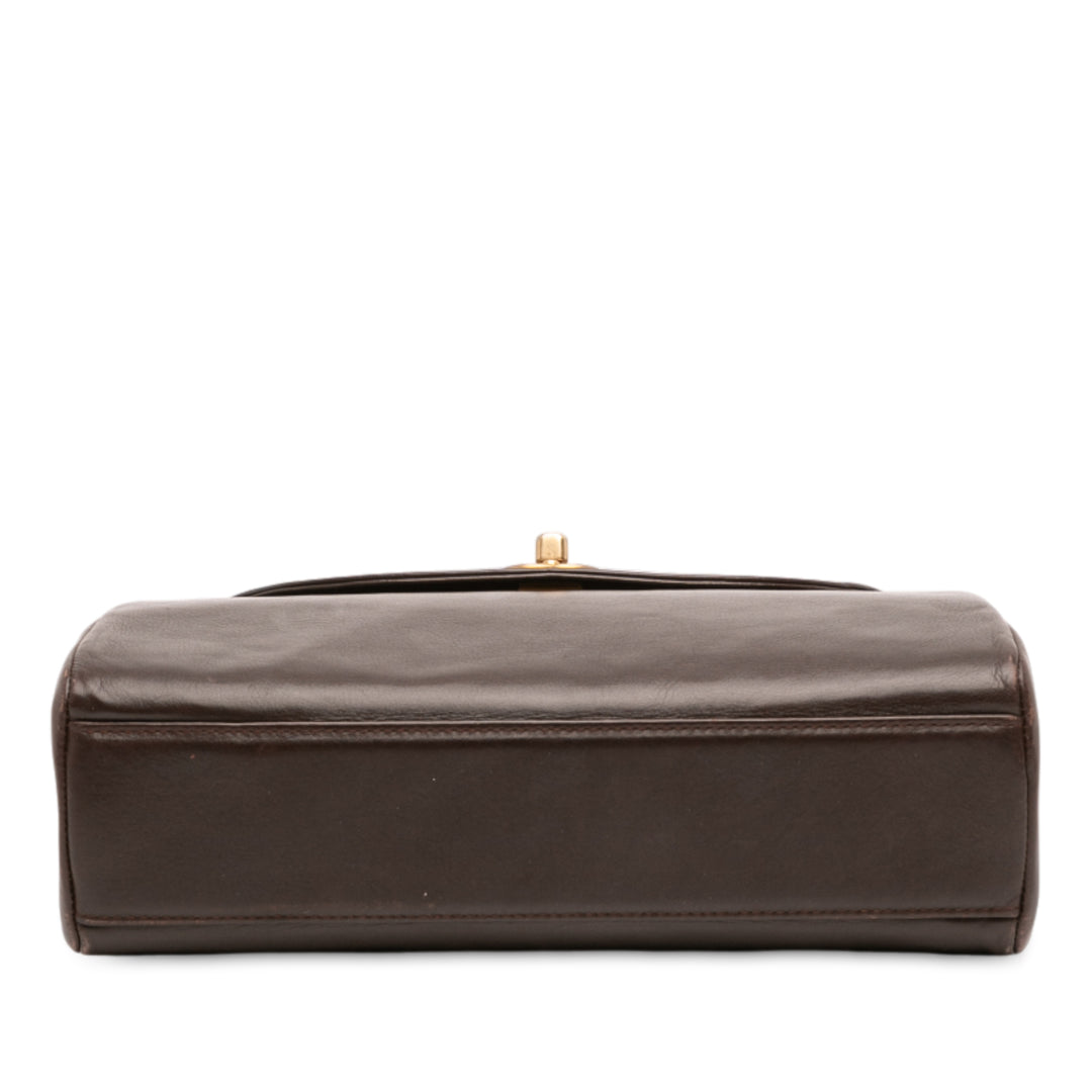 Chanel CC Cuir d’agneau Chain Sac bandoulière Marron – GABY PARIS Authentique