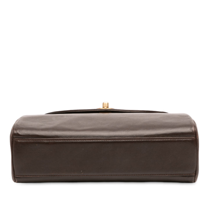 Chanel CC Cuir d’agneau Chain Sac bandoulière Marron – GABY PARIS Authentique