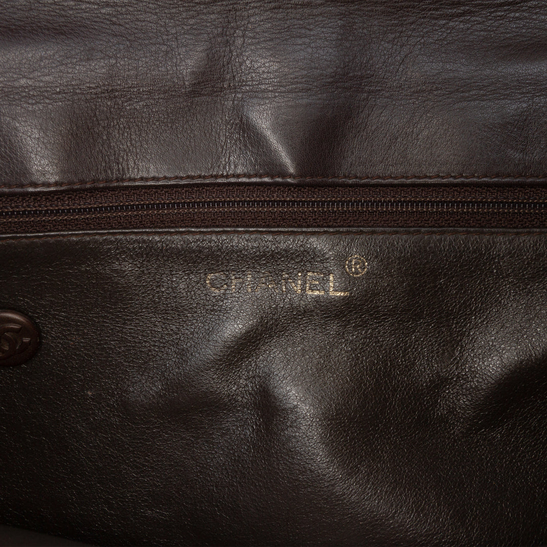 Chanel CC Cuir d’agneau Chain Sac bandoulière Marron – GABY PARIS Authentique
