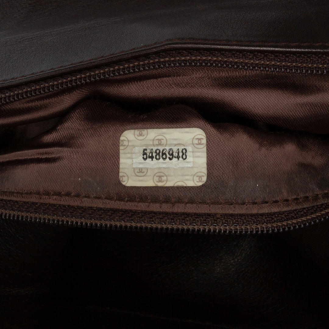Chanel CC Cuir d’agneau Chain Sac bandoulière Marron – GABY PARIS Authentique