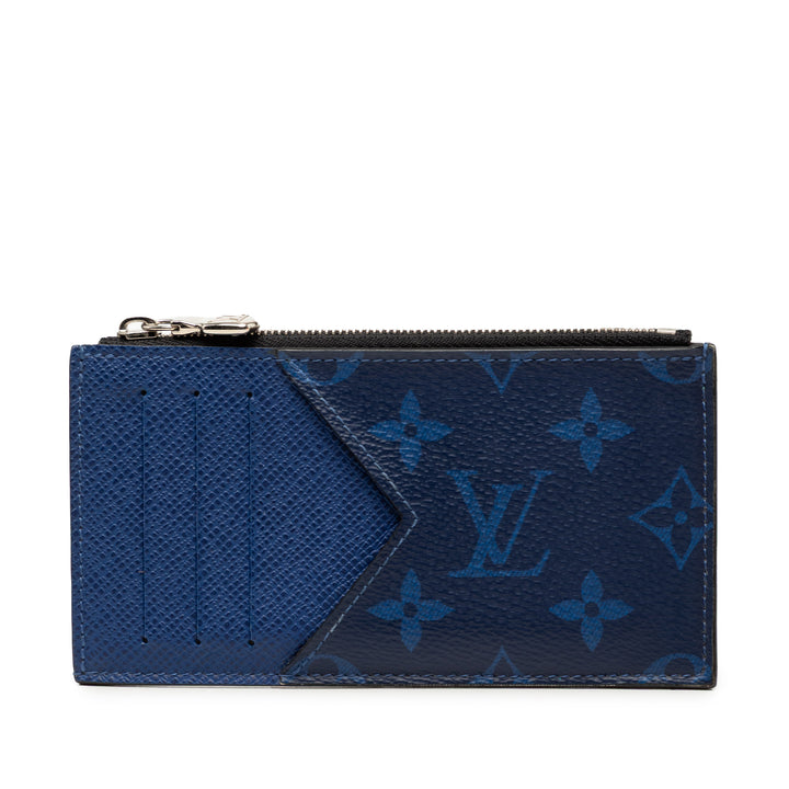 Louis Vuitton Monogram Taigarama Coin Card Holder