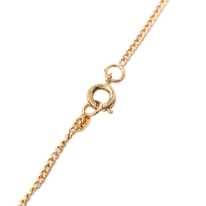 CC plaqué No 5 Perfume Bottle Pendant Collier Doré