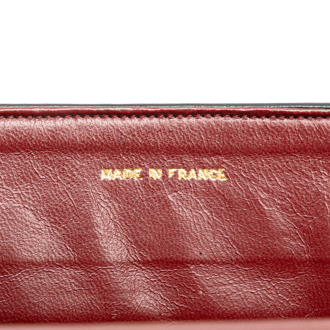 Small Quilted Lambskin Single Flap Black - Gaby Paris