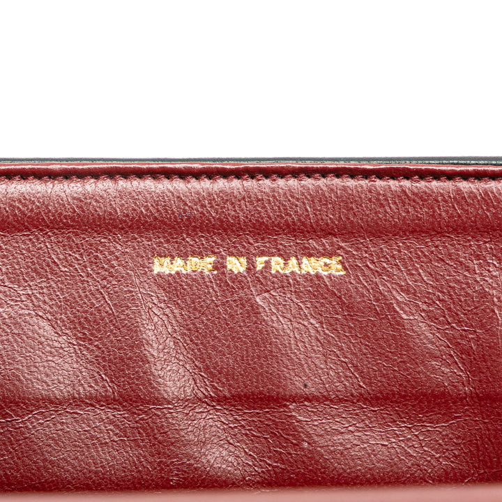 Small Quilted Lambskin Single Flap Black - Gaby Paris