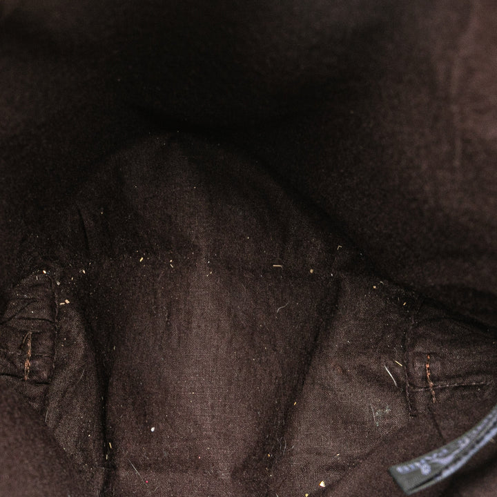 Woven Leather and Polyester Ahmedabad Diego PM Brown - Gaby Paris