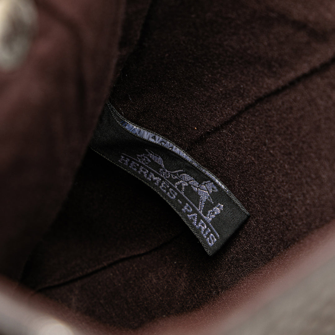 Woven Leather and Polyester Ahmedabad Diego PM Brown - Gaby Paris