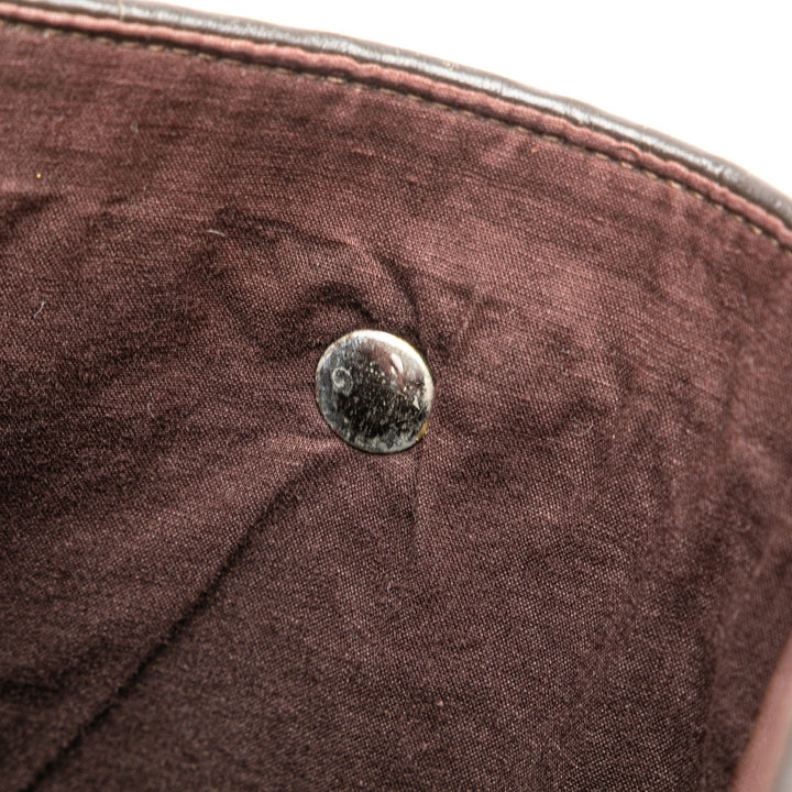 Woven Leather and Polyester Ahmedabad Diego PM Brown - Gaby Paris