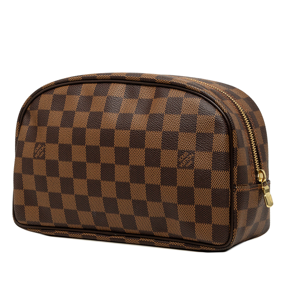 Louis Vuitton Trousse Toilette 25 Damier Ébène Marron – vue 2 – GABY PARIS