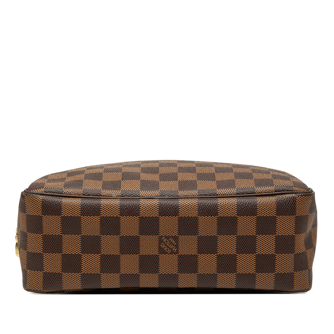 Louis Vuitton Trousse Toilette 25 Damier Ébène Marron – vue 3 – GABY PARIS