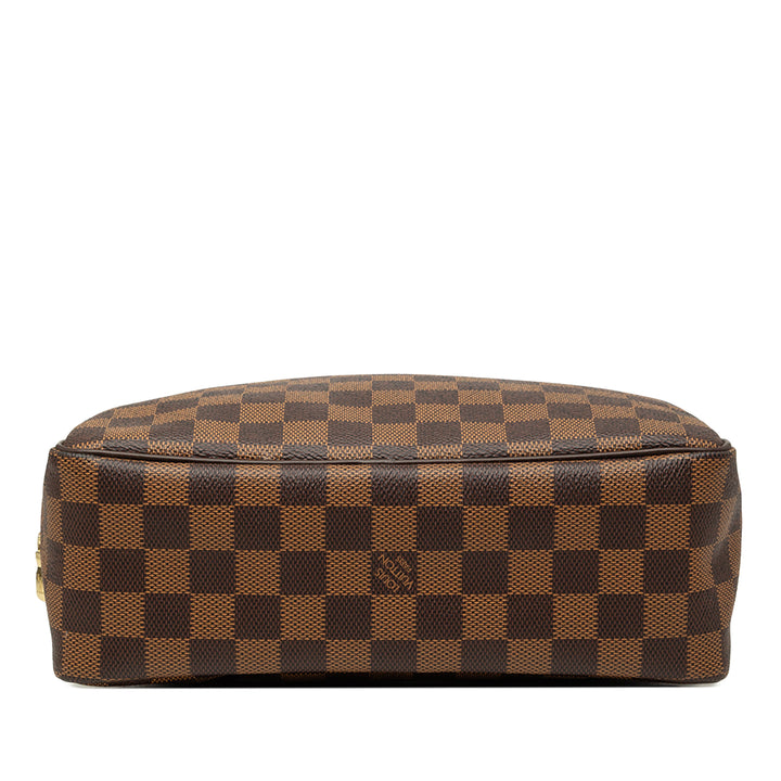 Louis Vuitton Trousse Toilette 25 Damier Ébène Marron – vue 3 – GABY PARIS