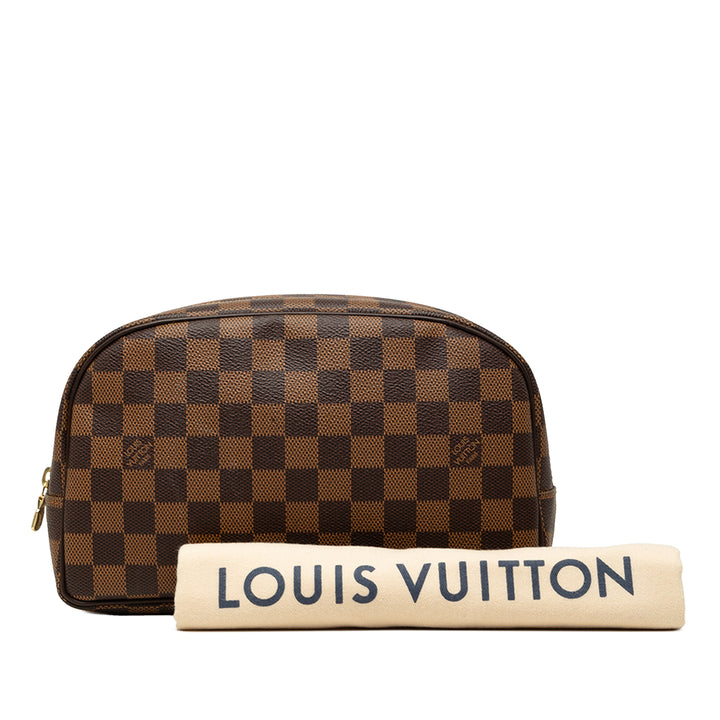 Louis Vuitton Trousse Toilette 25 Damier Ébène Marron – vue 7 – GABY PARIS