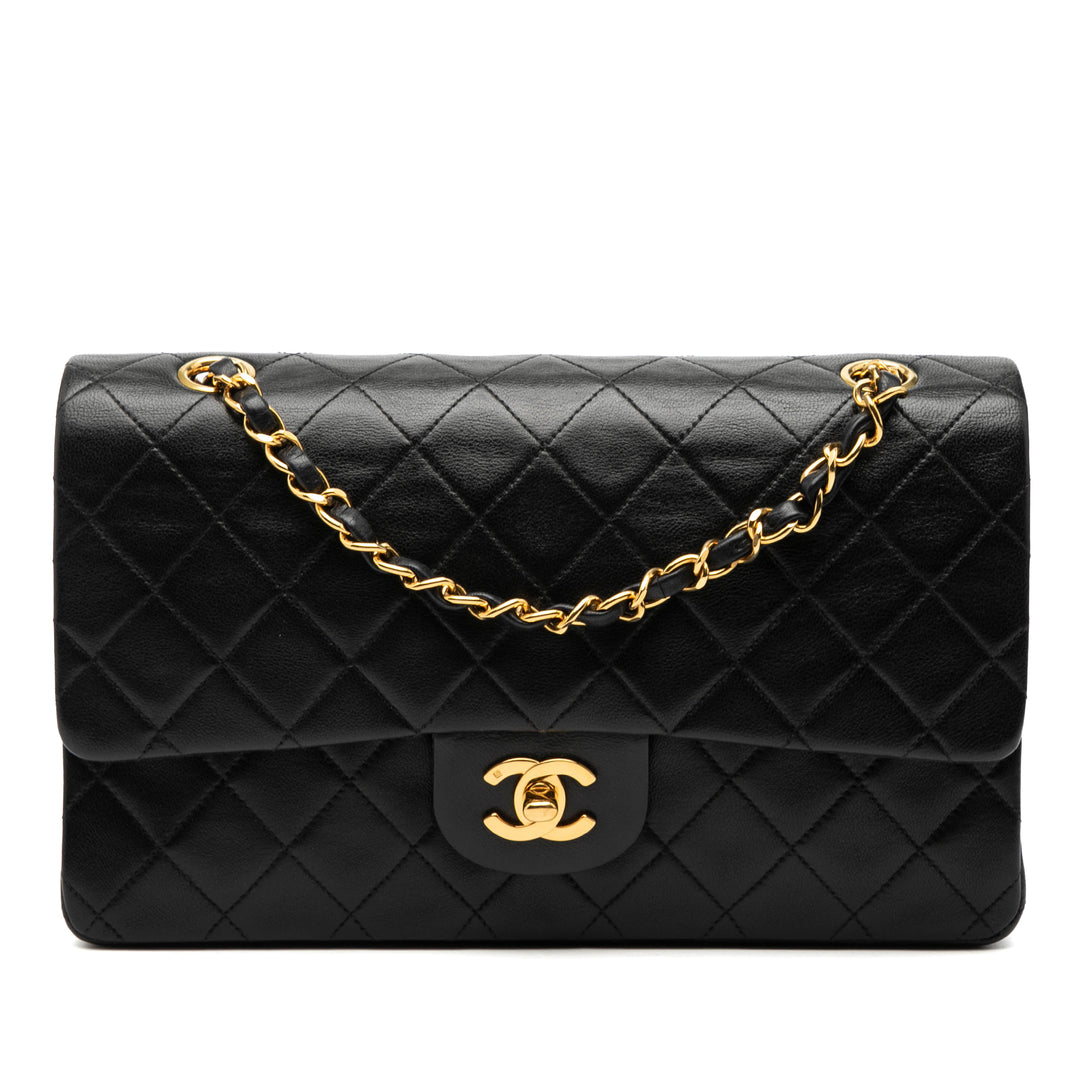 Chanel Medium Classic Cuir d’agneau Double rabat – GABY PARIS Authentique