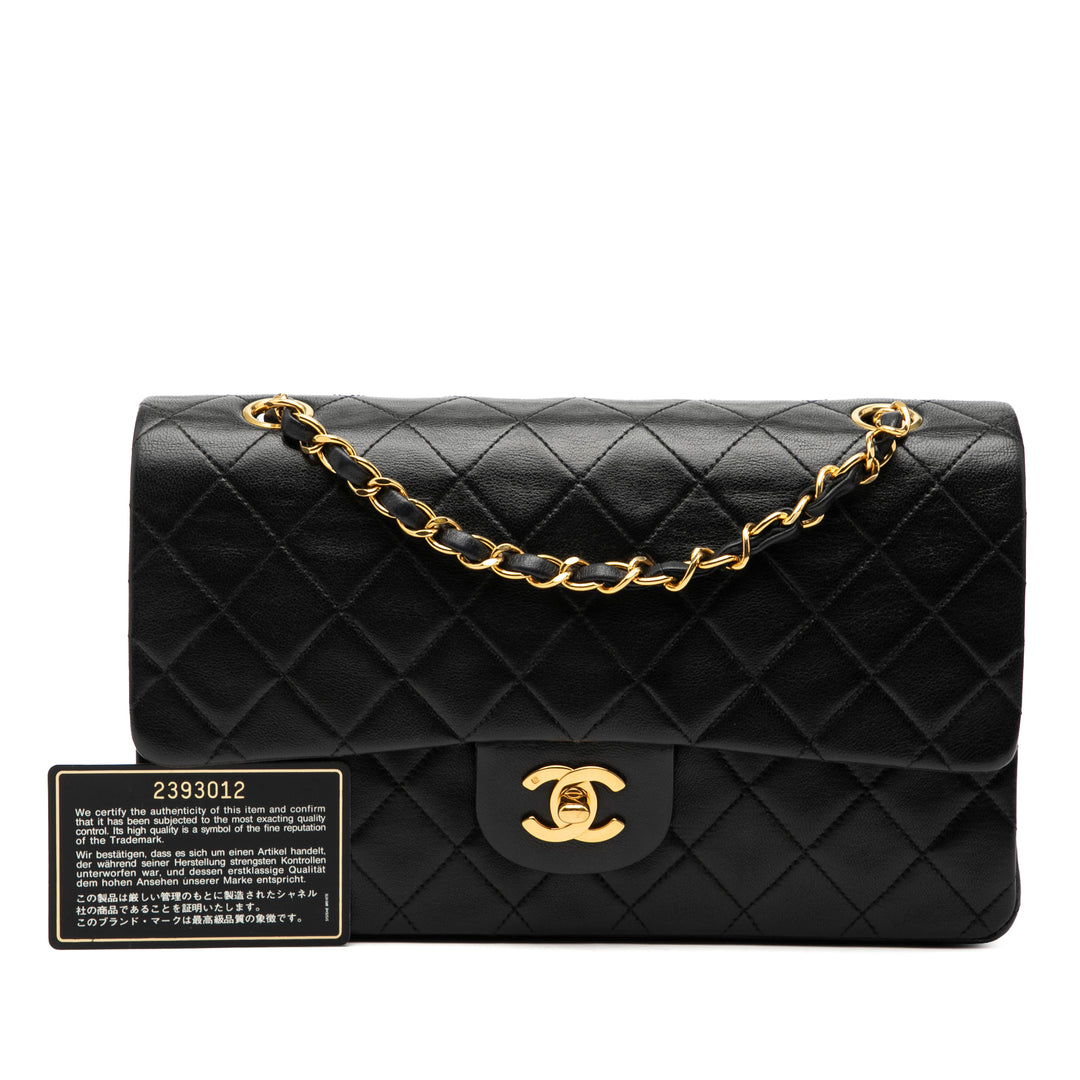 Chanel Medium Classic Cuir d’agneau Double rabat – GABY PARIS Authentique