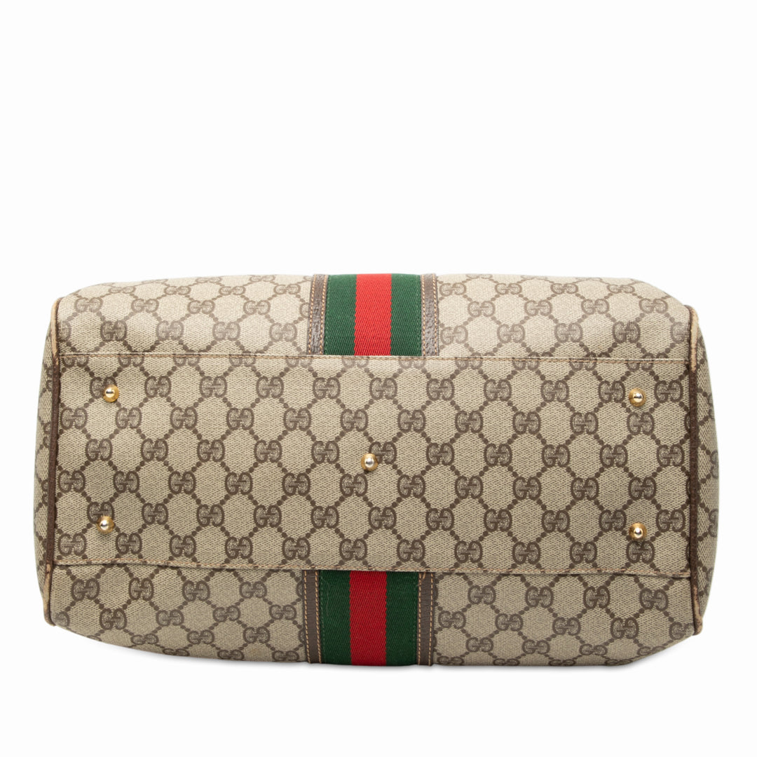 Gucci GG Supreme Web Boston Sac