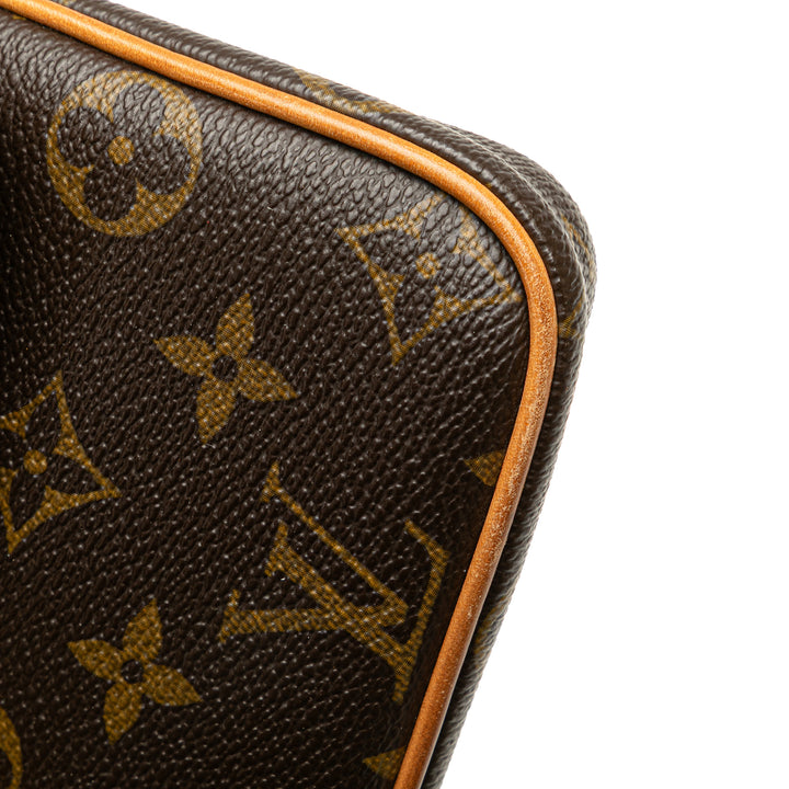 Monogram Sofia Coppola Slim Clutch Brown - Gaby Paris