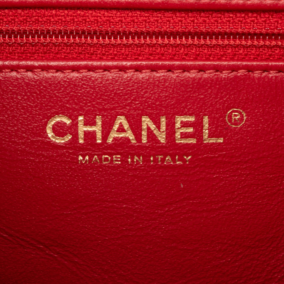 Chanel Matelassé CC Filigree Sac à dos Cuir caviar
