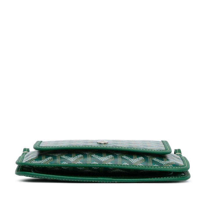 Goyardine Plumet Pocket Wallet Green - Gaby Paris