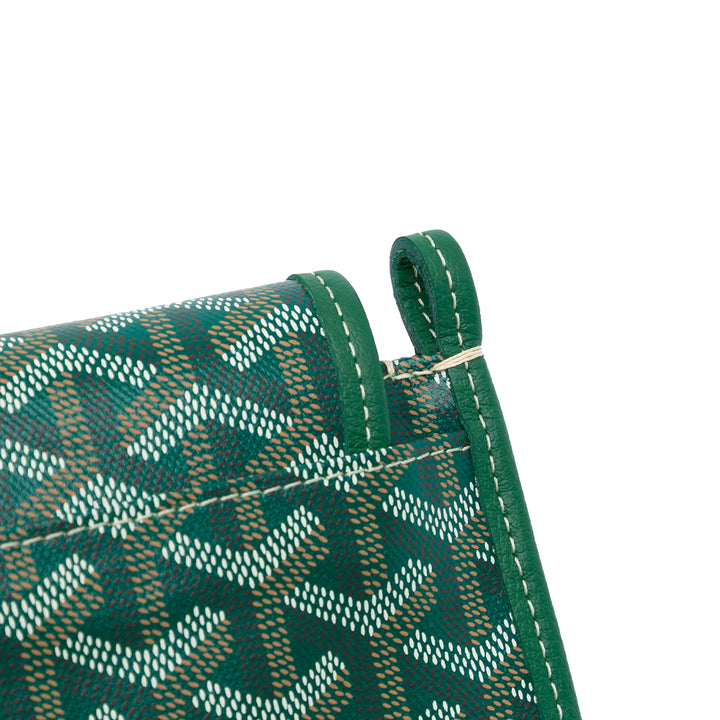 Goyardine Plumet Pocket Wallet Green - Gaby Paris