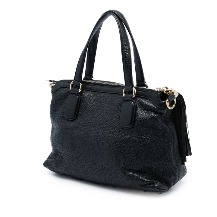 Gucci Sac à main Soho Working Petit Cuir de veau Noir – vue 2 – GABY PARIS