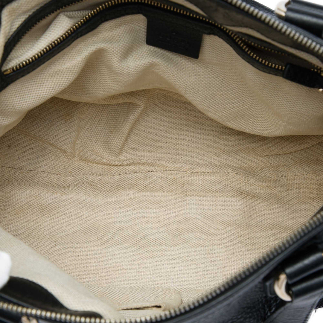 Gucci Sac à main Soho Working Petit Cuir de veau Noir – vue 4 – GABY PARIS