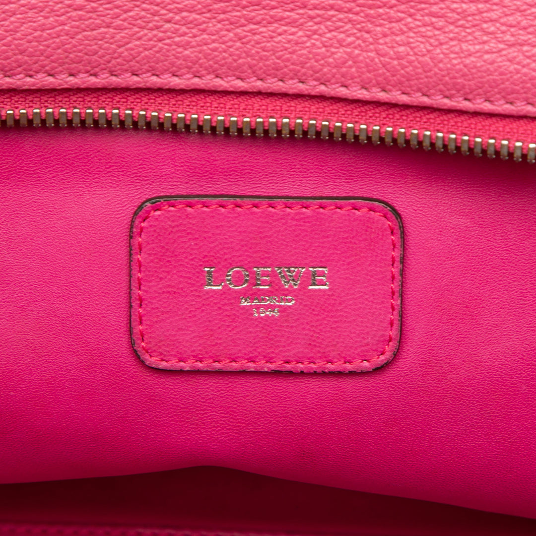 LOEWE Tricolore Amazona 36 Cuir de chèvre