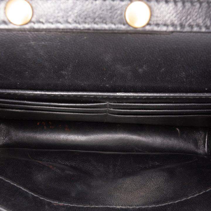 embossé Losange Wallet on Chain BB Noir