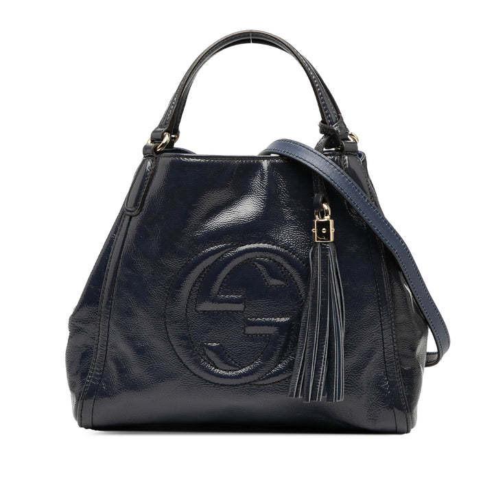 Gucci Small Cuir verni Soho Sac