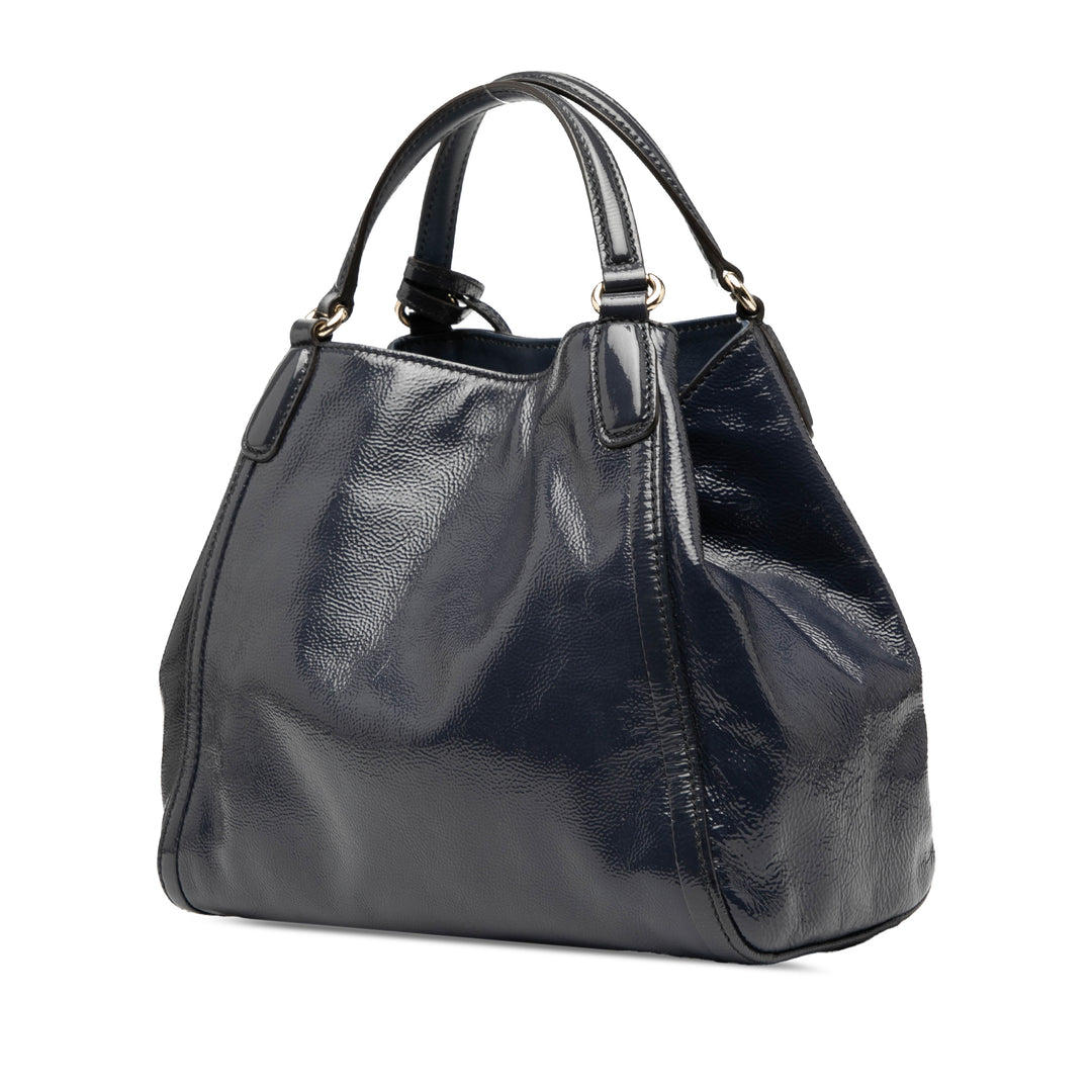 Gucci Small Cuir verni Soho Sac