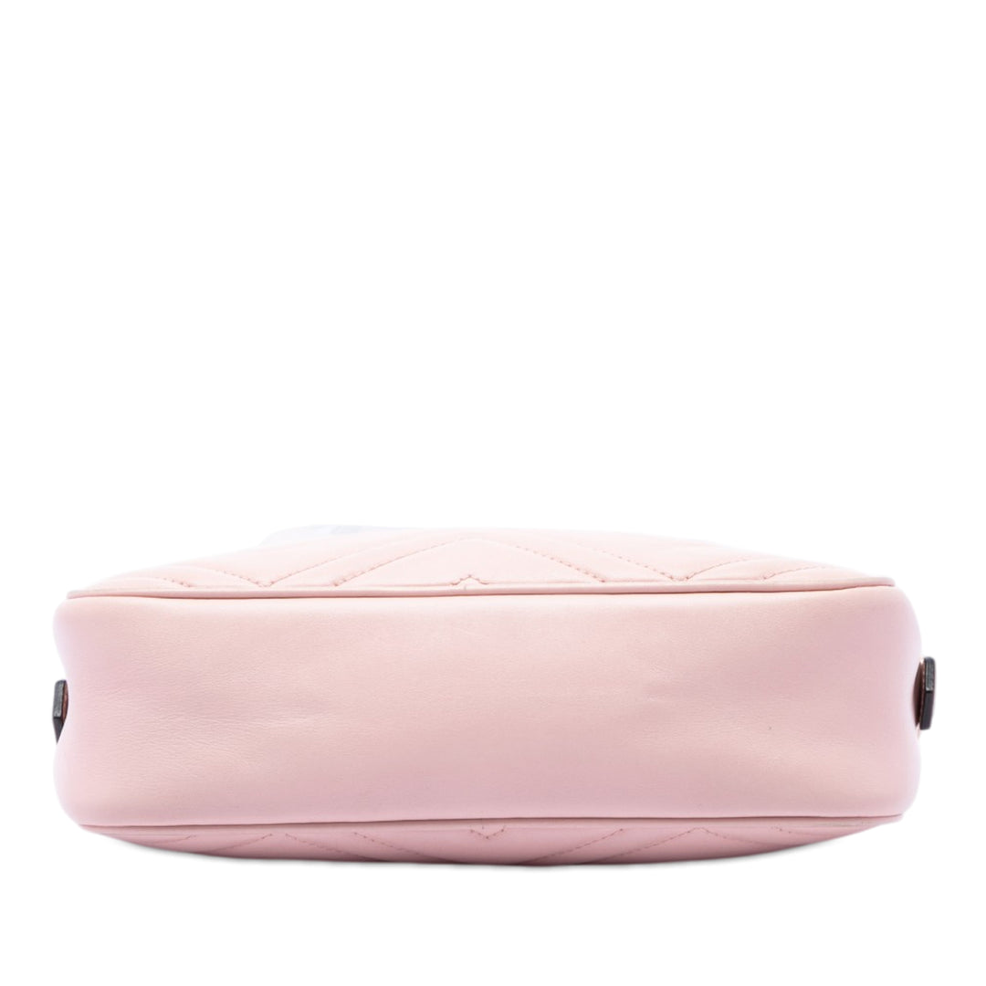Gucci Small GG Marmont Matelasse Cuir de veau Sac porté croisé