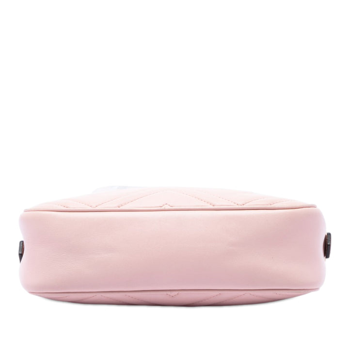 Gucci Small GG Marmont Matelasse Cuir de veau Sac porté croisé