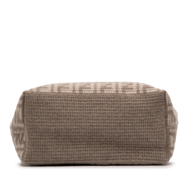 Fendi Zucca Cashmere Shopper Cabas