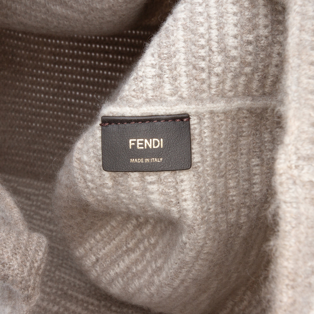 Fendi Zucca Cashmere Shopper Cabas