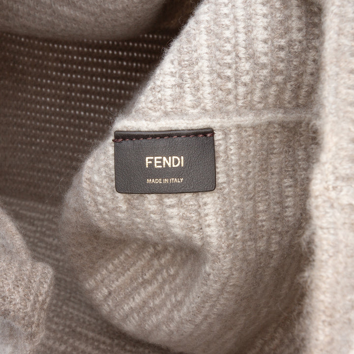 Fendi Zucca Cashmere Shopper Cabas