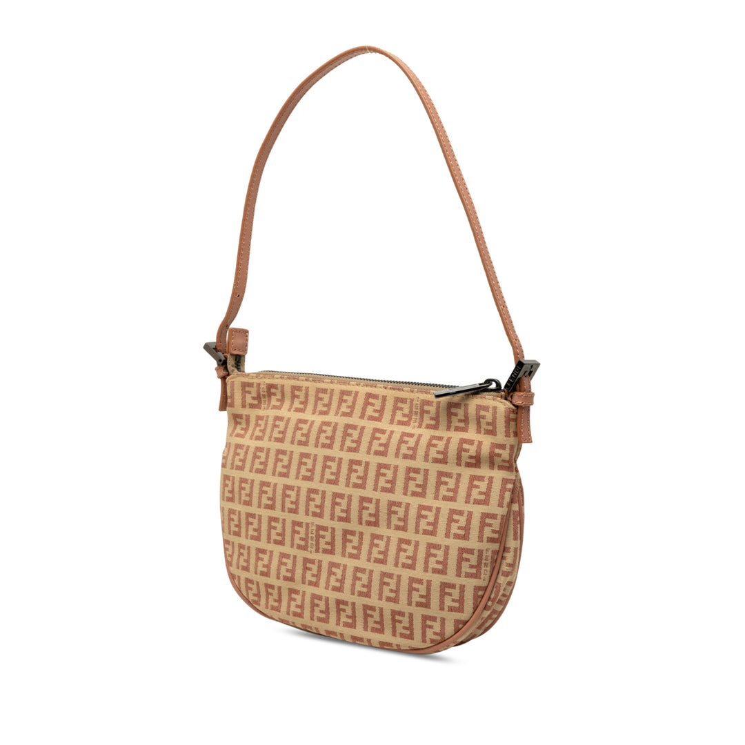 Fendi Sac porté épaule Zucchino Hobo Rose – vue 2 – GABY PARIS