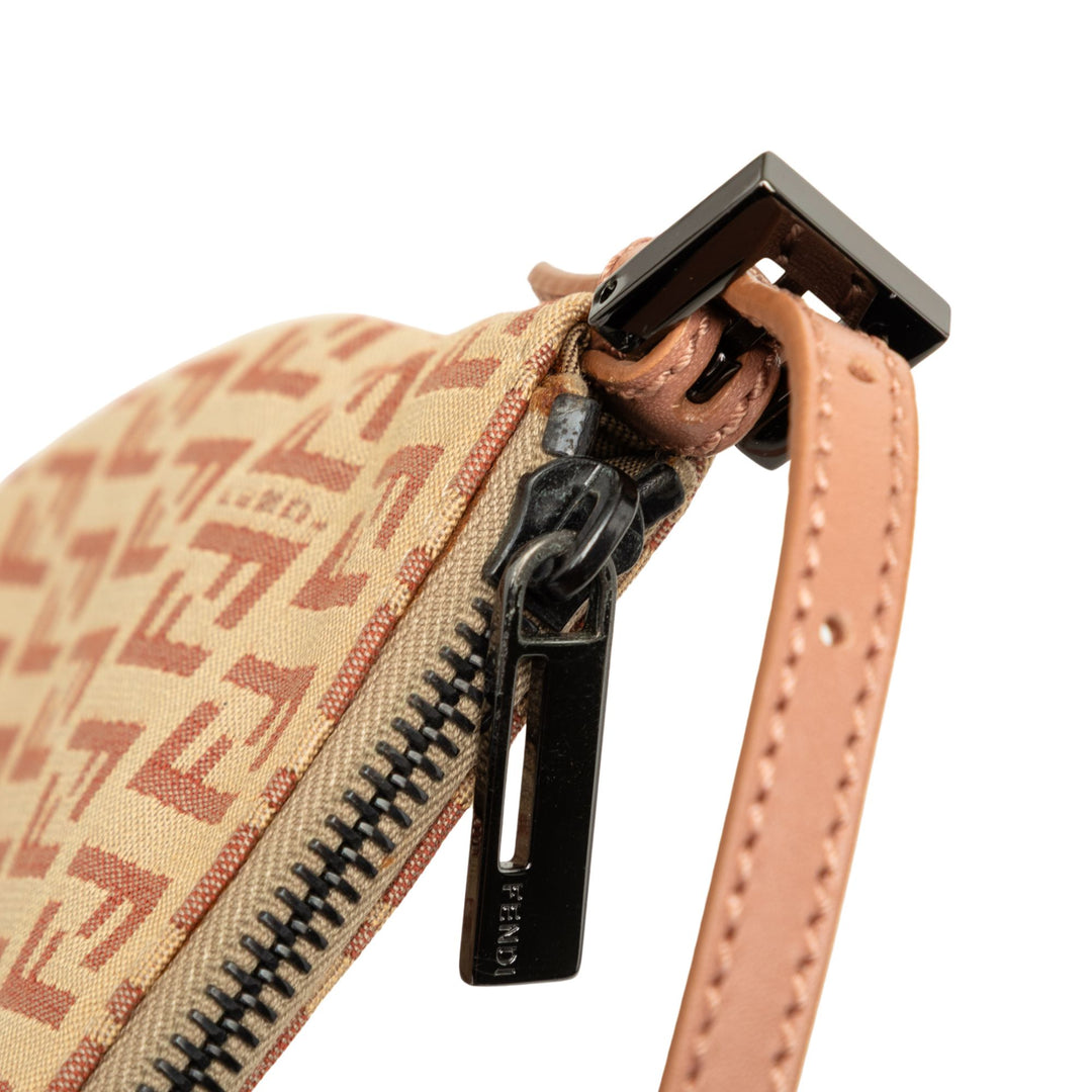 Fendi Sac porté épaule Zucchino Hobo Rose – vue 6 – GABY PARIS