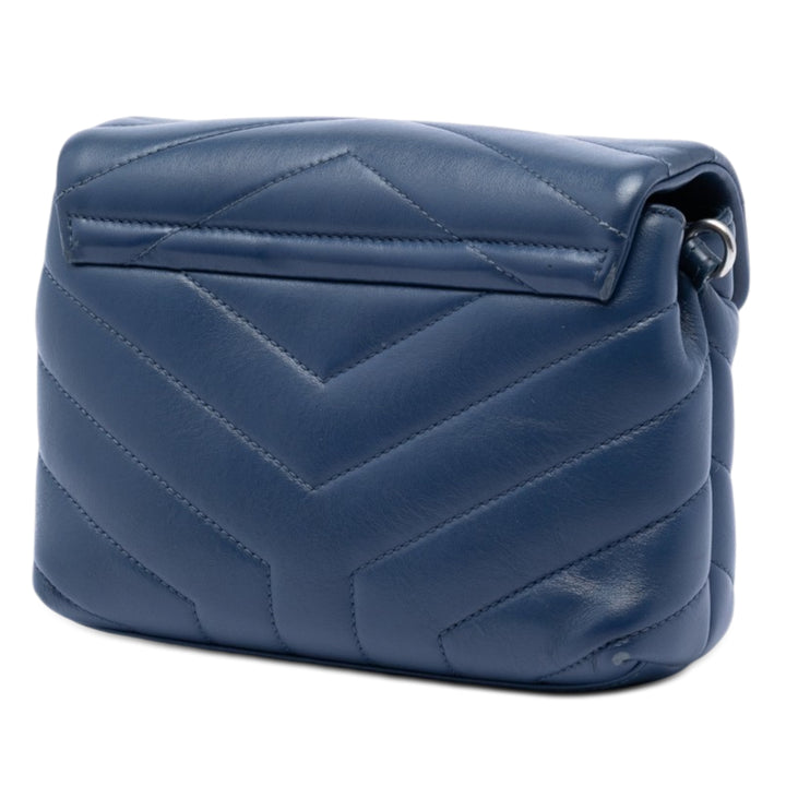 Saint Laurent Toy Matelasse Cuir de veau Monogram LouLou Sac porté croisé