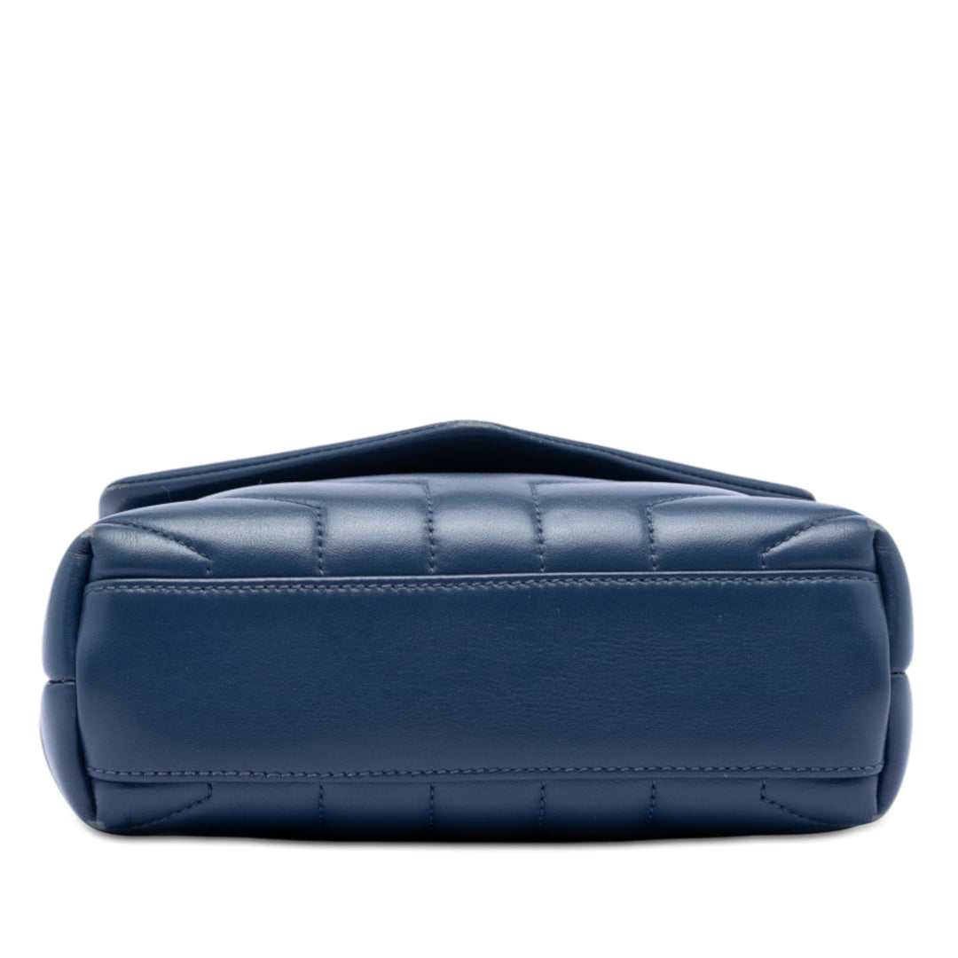Saint Laurent Toy Matelasse Cuir de veau Monogram LouLou Sac porté croisé