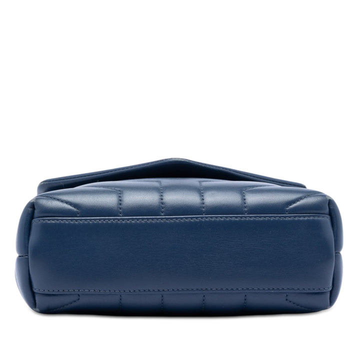 Saint Laurent Toy Matelasse Cuir de veau Monogram LouLou Sac porté croisé