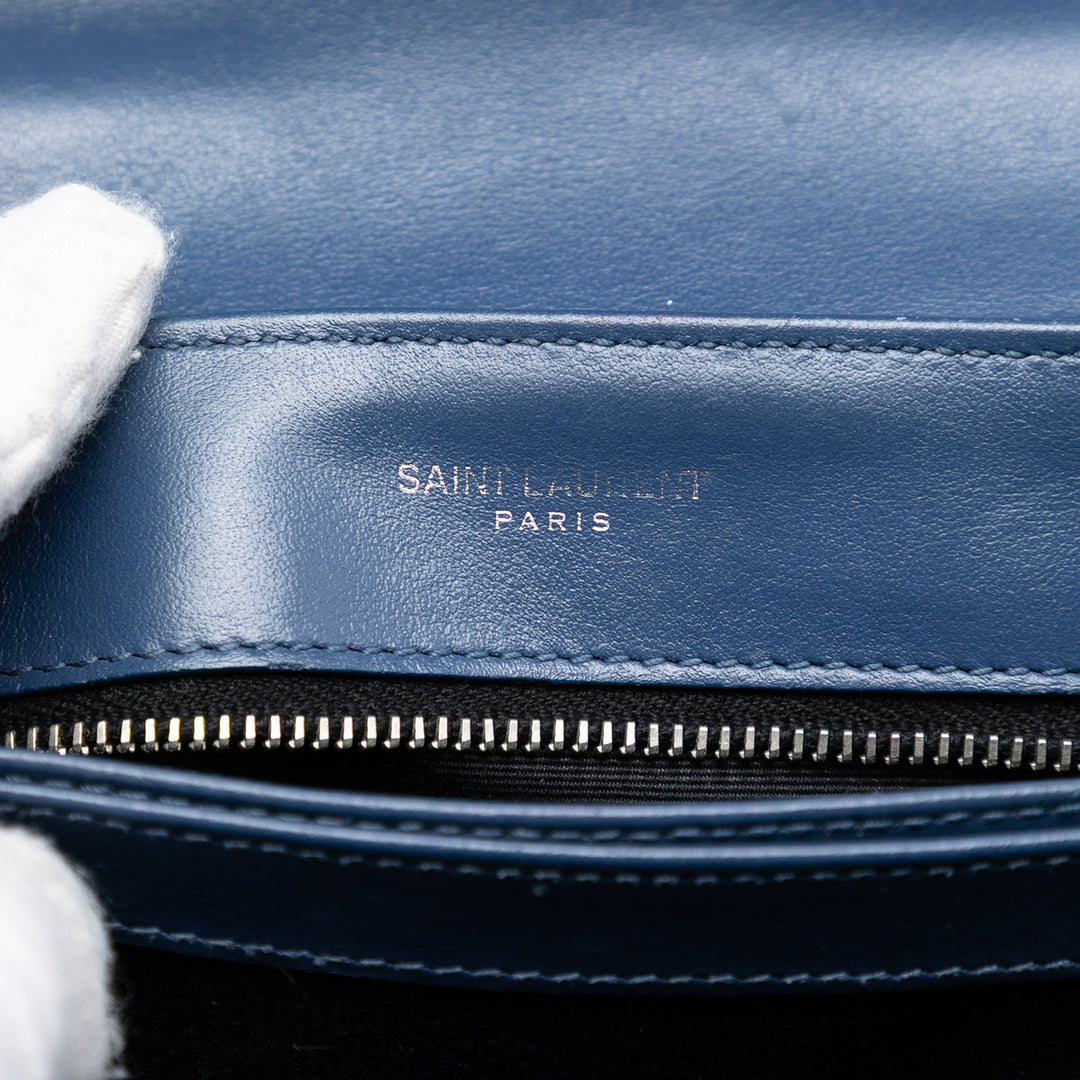 Saint Laurent Toy Matelasse Cuir de veau Monogram LouLou Sac porté croisé