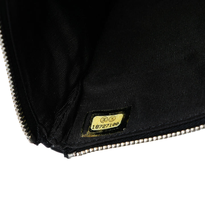 Chanel CC Matelassé Cuir d’agneau Multi Zip Pochette