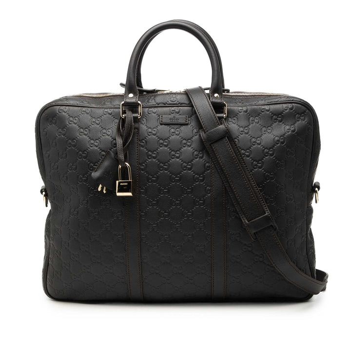 Guccissima Business Sac Marron